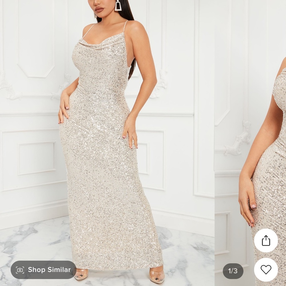Stunning sequin maxi dress